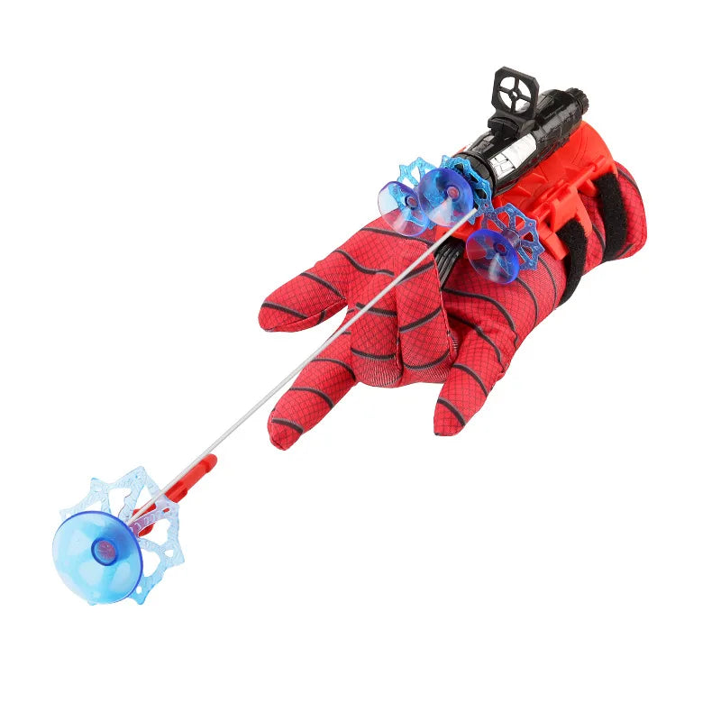 New for Spiderman Action Figure Anime Characters Children Toys Role Play Glove Launcher Set Wrist Toy Set Figures Hobbies