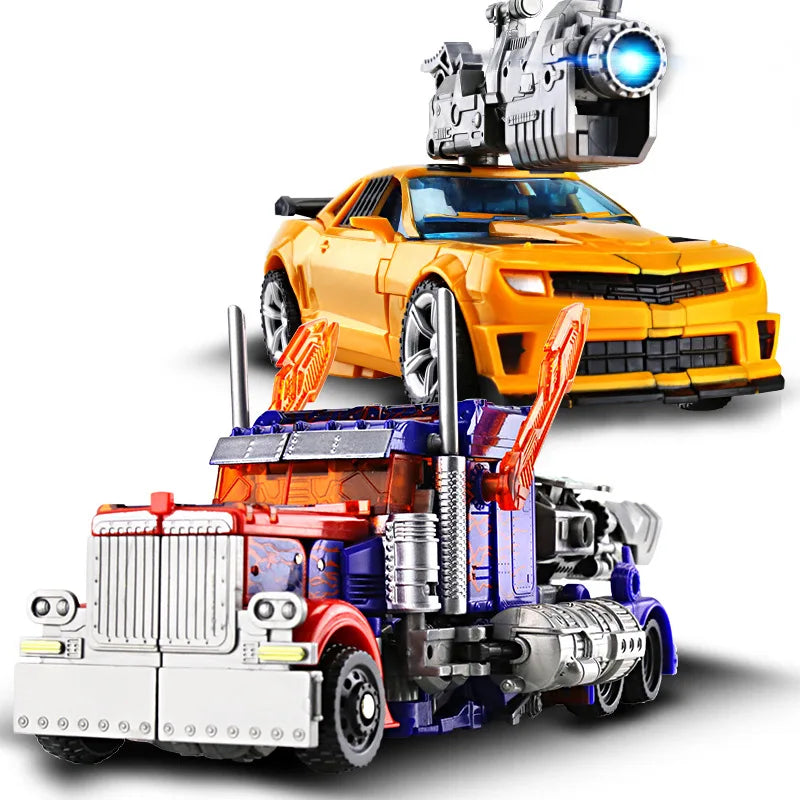 Transformation Toys Robot Car Alloy Plastic YS04A Optimu Prim Action Figure Anime Movie Series Children Birthday Gift