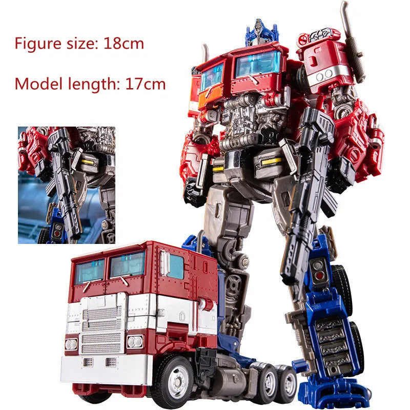 Transformation Toys Robot Car Alloy Plastic YS04A Optimu Prim Action Figure Anime Movie Series Children Birthday Gift