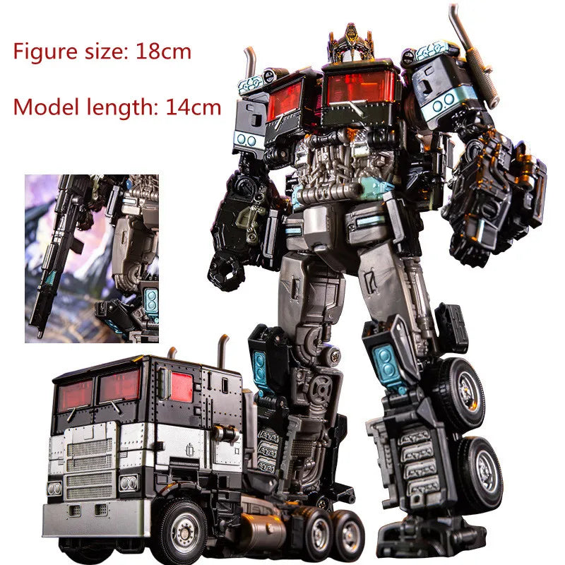 Transformation Toys Robot Car Alloy Plastic YS04A Optimu Prim Action Figure Anime Movie Series Children Birthday Gift