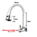 Modern Wall-Mounted Sink Faucet for Gourmet Kitchens